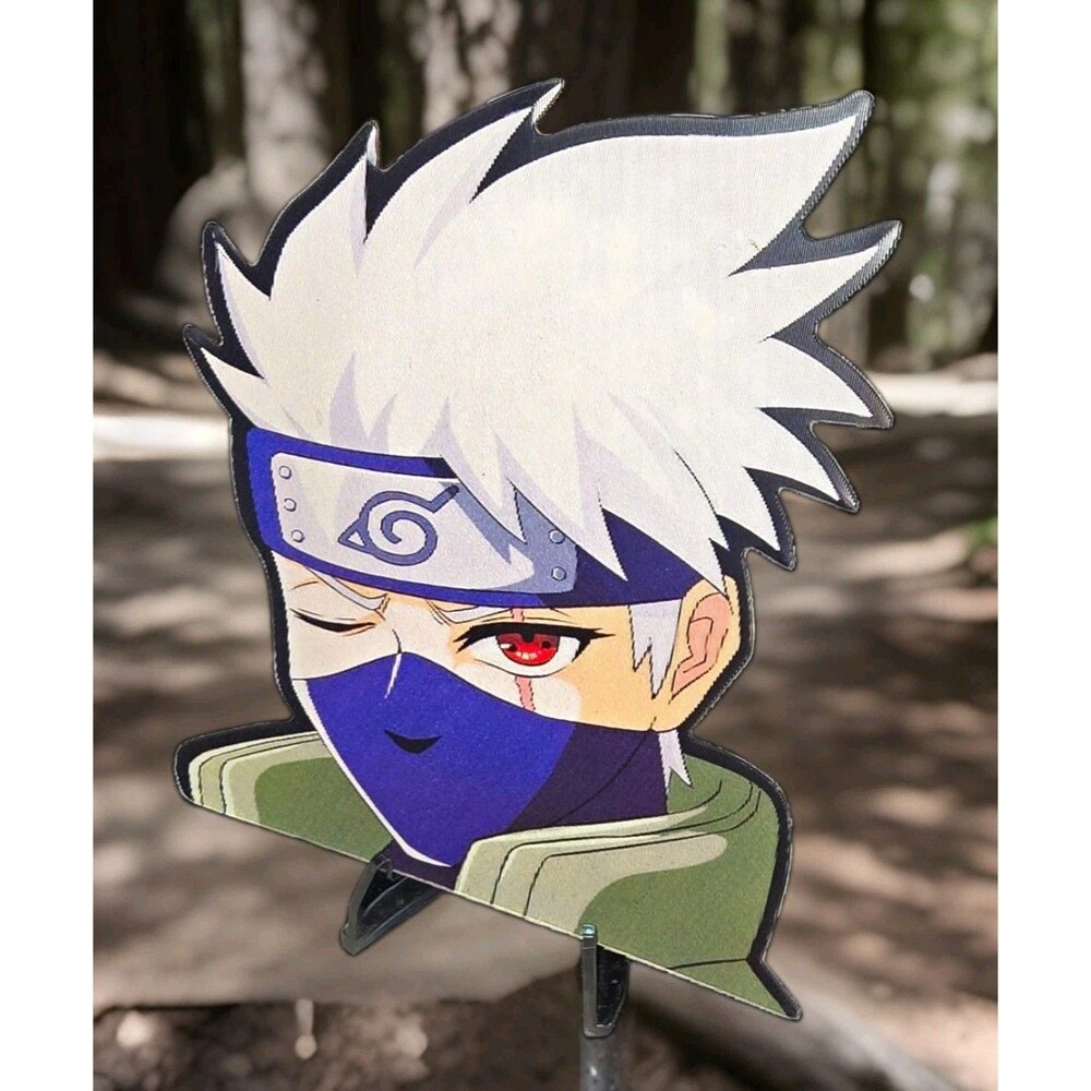 Kakashi Hatake Naruto Sharingan 3D Lenticular Motion Car Sticker Decal Peeker
